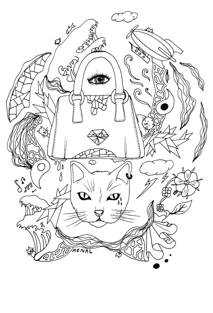 I Made These 24 Ink Line Drawings Into Coloring Pages I Made These 24 Ink Line Drawings Into Coloring Pages