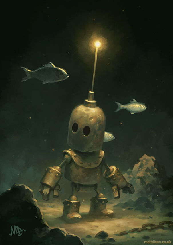Lonely Robots Experiencing The Quiet Wonder Of The World ( Part 3 )