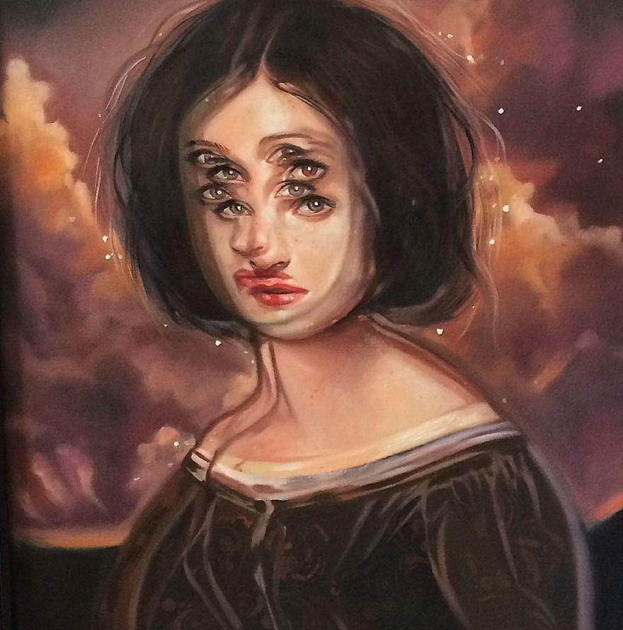 I Create Figurative Op Paintings That Will Make You Feel Dizzy