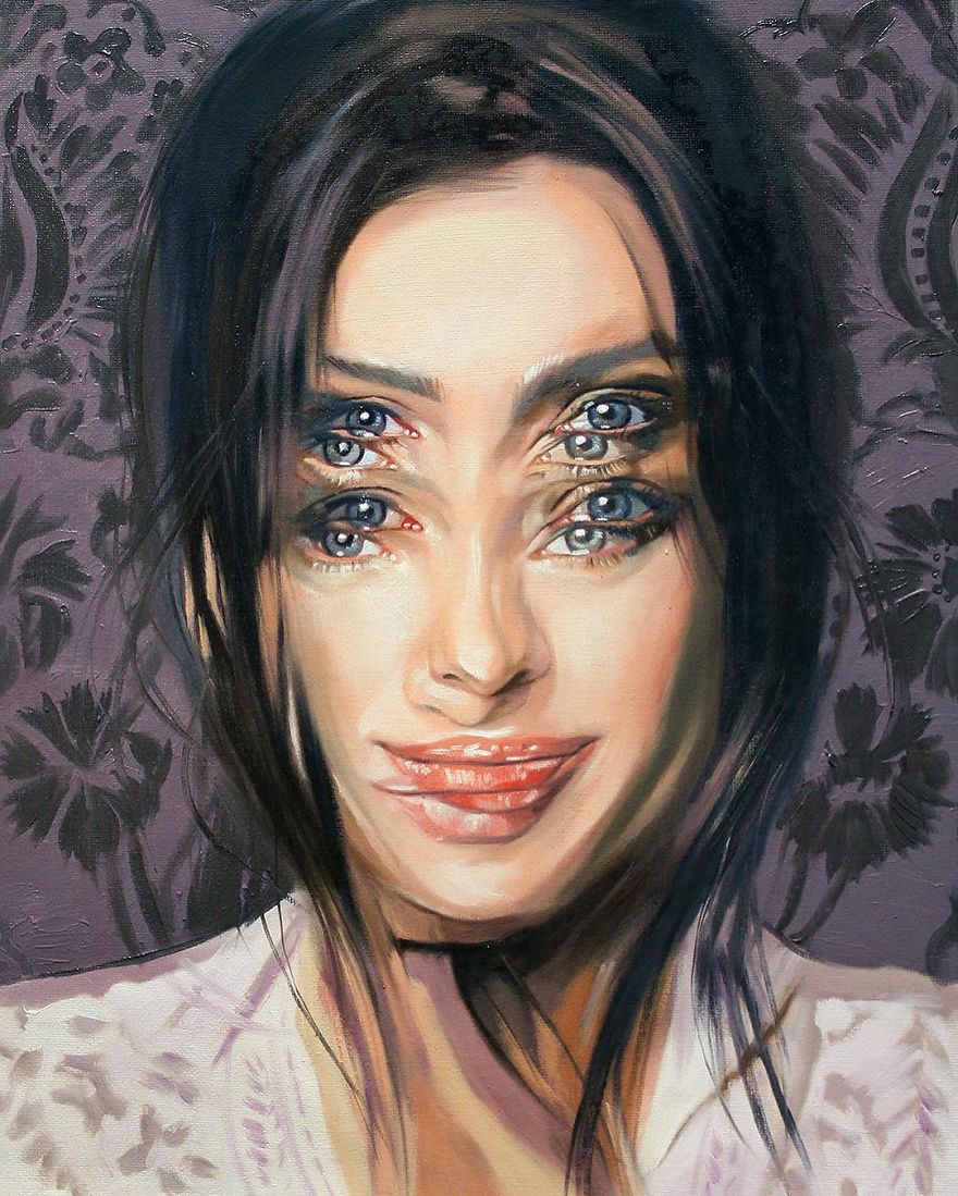 I Create Figurative Op Paintings That Will Make You Feel Dizzy