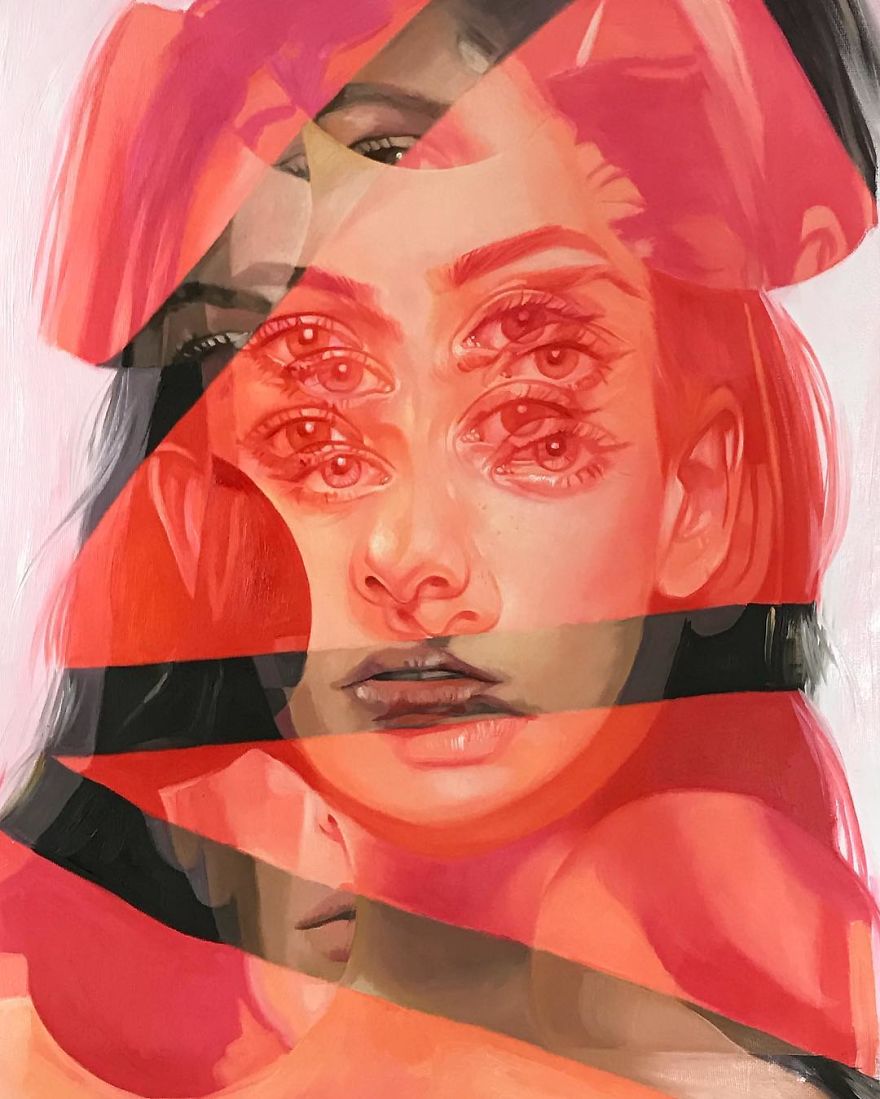 I Create Figurative Op Paintings That Will Make You Feel Dizzy
