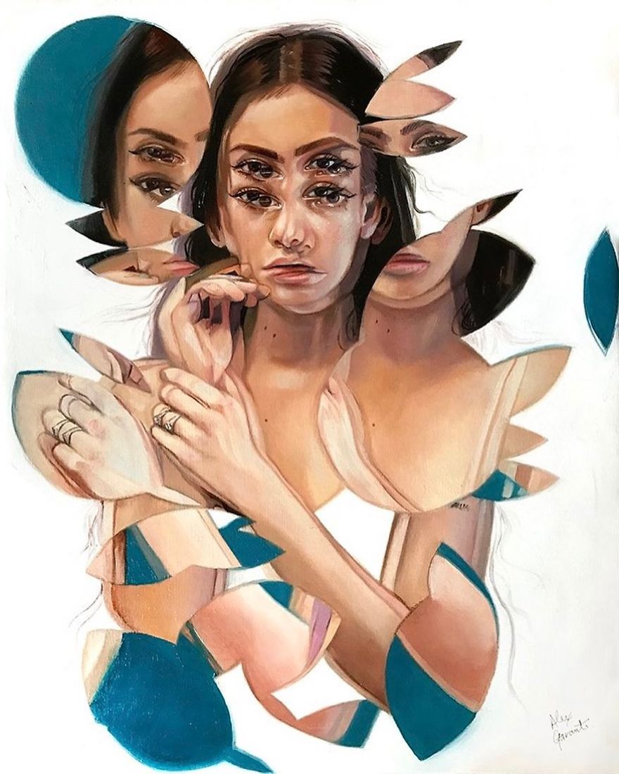 I Create Figurative Op Paintings That Will Make You Feel Dizzy