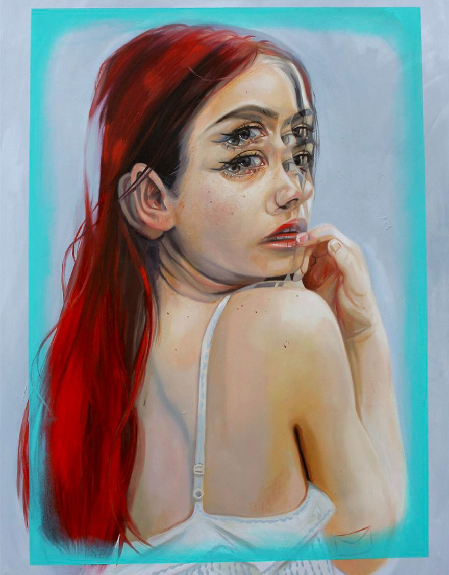 I Create Figurative Op Paintings That Will Make You Feel Dizzy