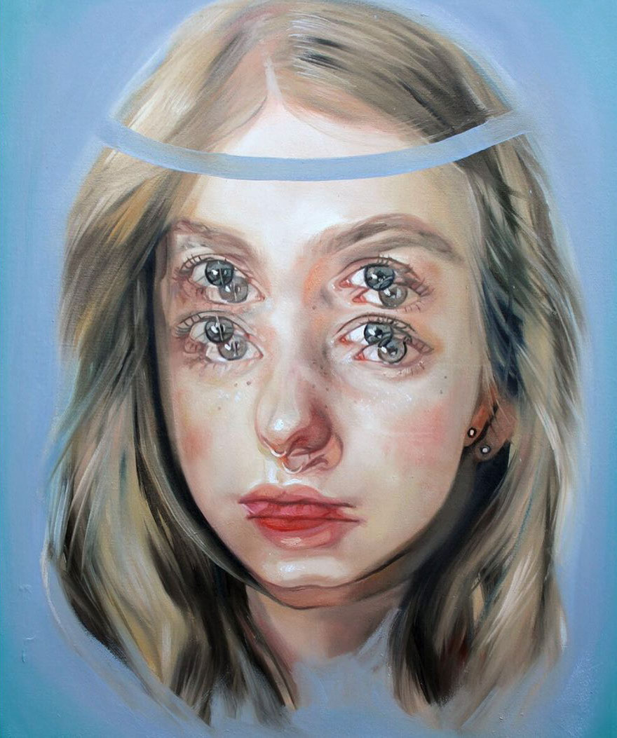 I Create Figurative Op Paintings That Will Make You Feel Dizzy