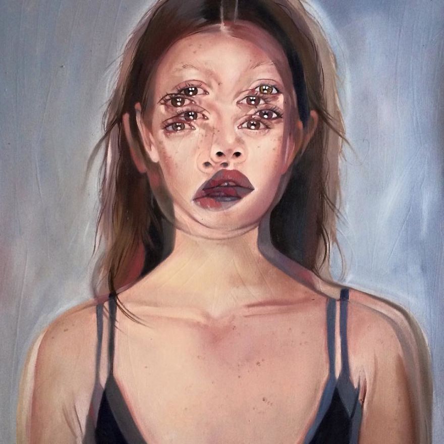 I Create Figurative Op Paintings That Will Make You Feel Dizzy