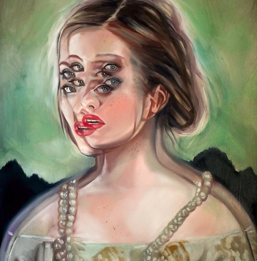 I Create Figurative Op Paintings That Will Make You Feel Dizzy