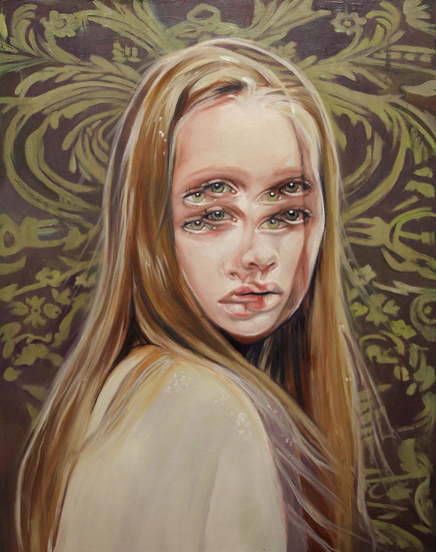 I Create Figurative Op Paintings That Will Make You Feel Dizzy