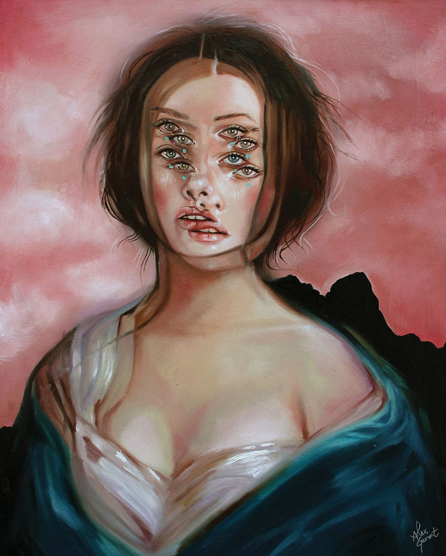 I Create Figurative Op Paintings That Will Make You Feel Dizzy