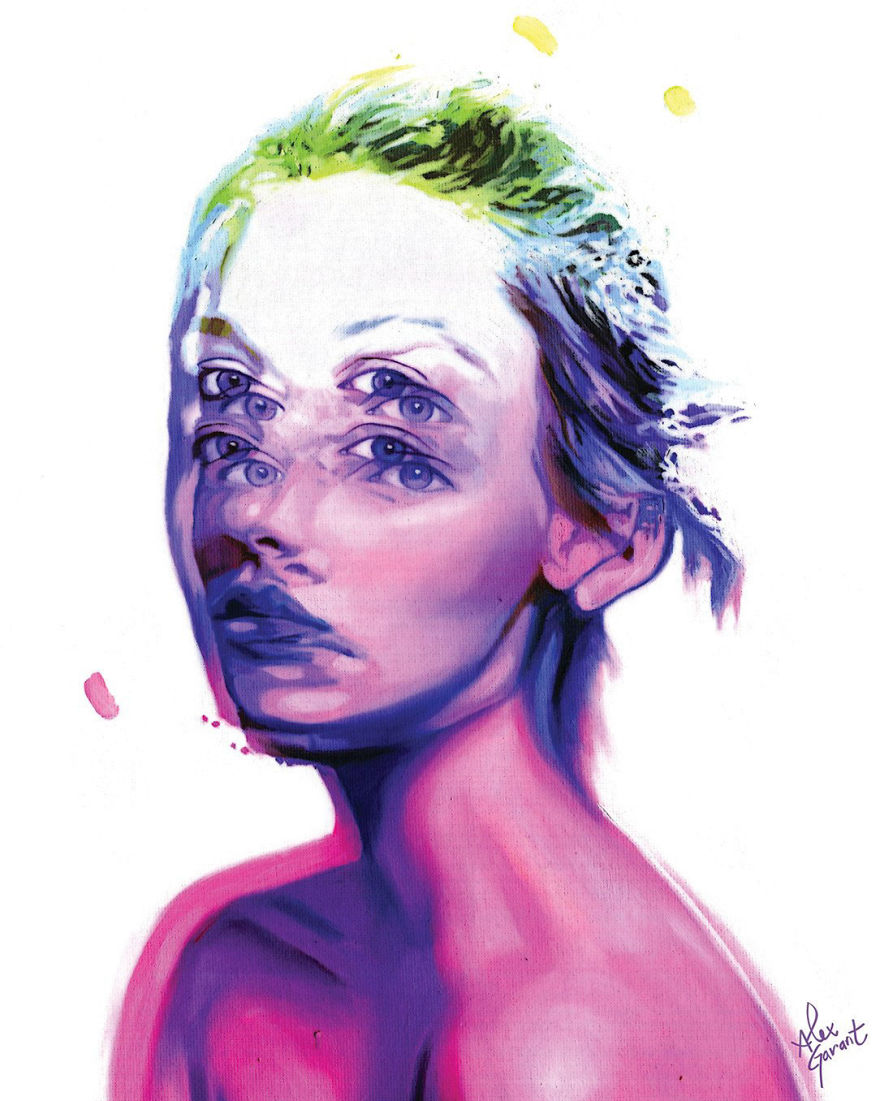 I Create Figurative Op Paintings That Will Make You Feel Dizzy