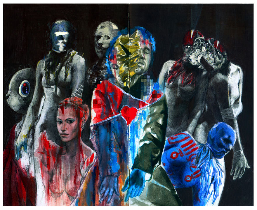 Artist Creates Noisy, Vibrant, Personal Images Artist Creates Noisy, Vibrant, Personal Images