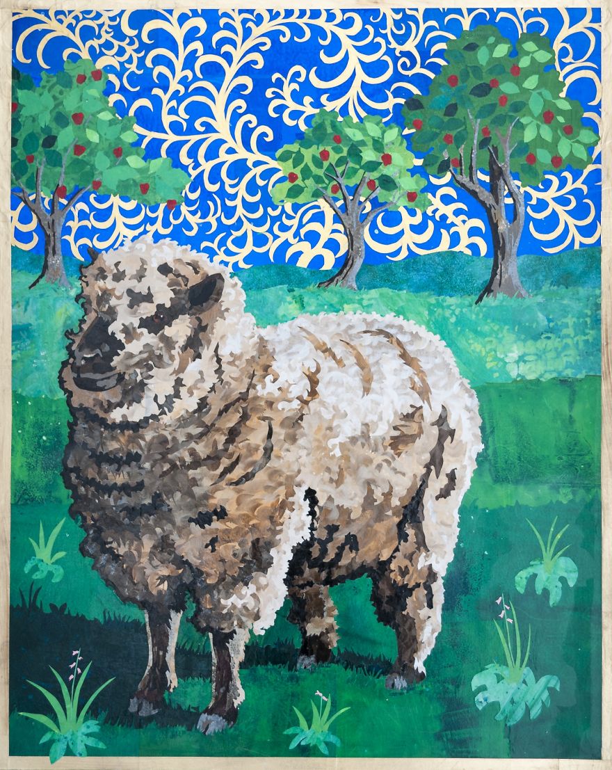 Inspired By Medieval Illuminated Manuscripts, I Created A Modern-Day Bestiary Of Rare And Endangered Farm Animals
