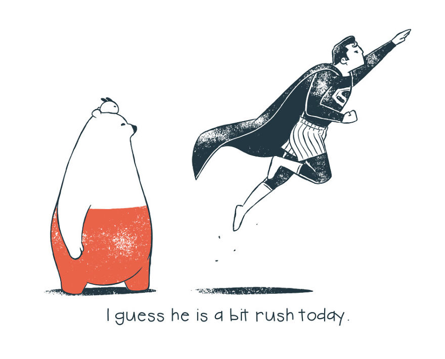 Maybe He Is Wake Up Late Today