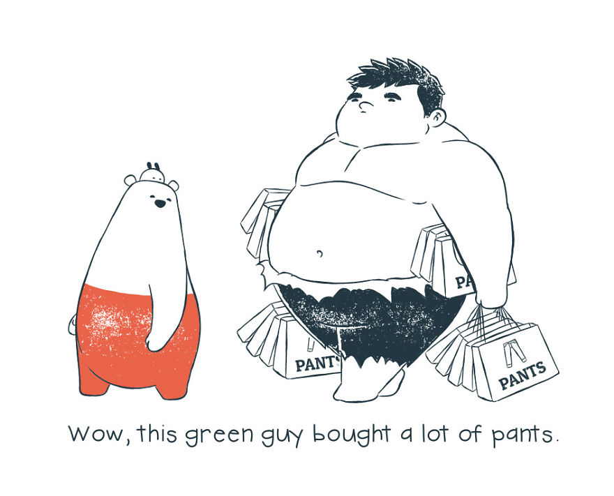 He Spend A Lot For His Spare Pants