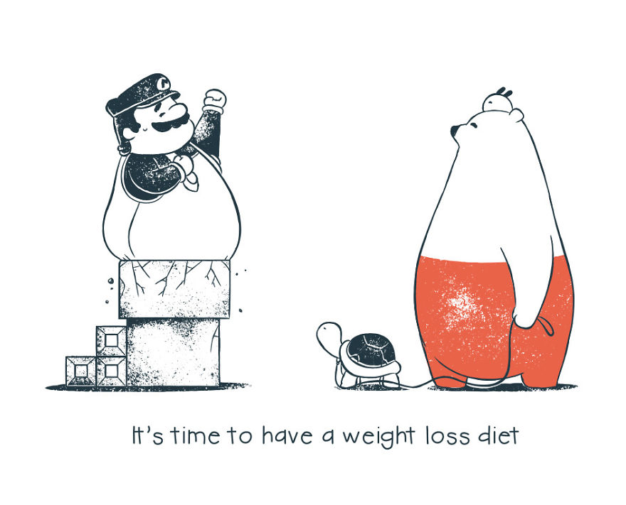 Long Time No See. He Gained Some Weight