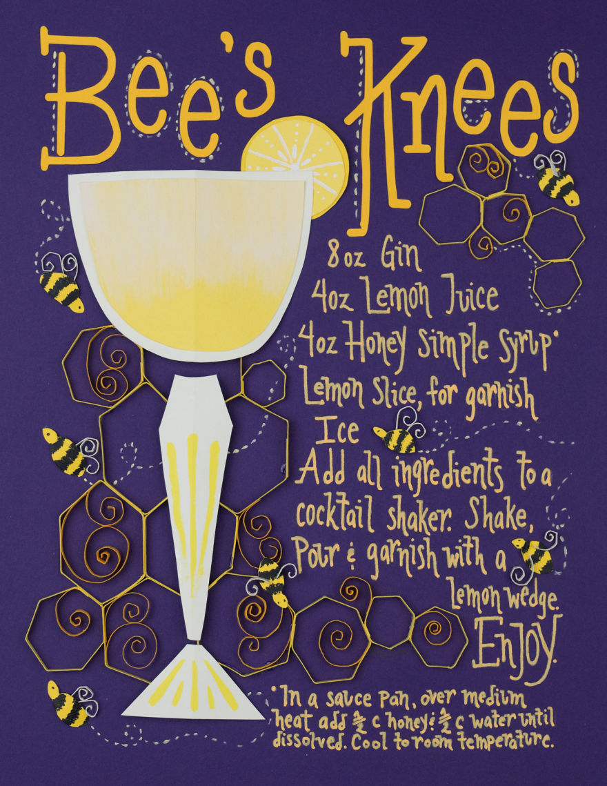 I Illustrated 50 Classic Cocktails From Cut Paper, And Made A Book I Illustrated 50 Classic Cocktails From Cut Paper, And Made A Book