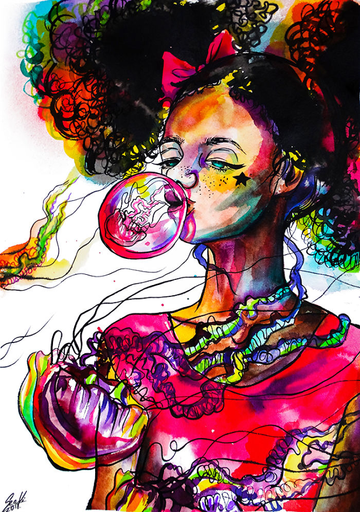 I Illustrated Weird Portraits To Demonstrate How Relative The Beauty Is