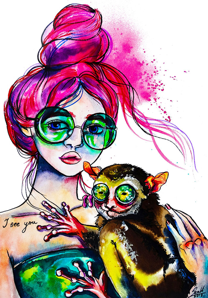 I Illustrated Weird Portraits To Demonstrate How Relative The Beauty Is