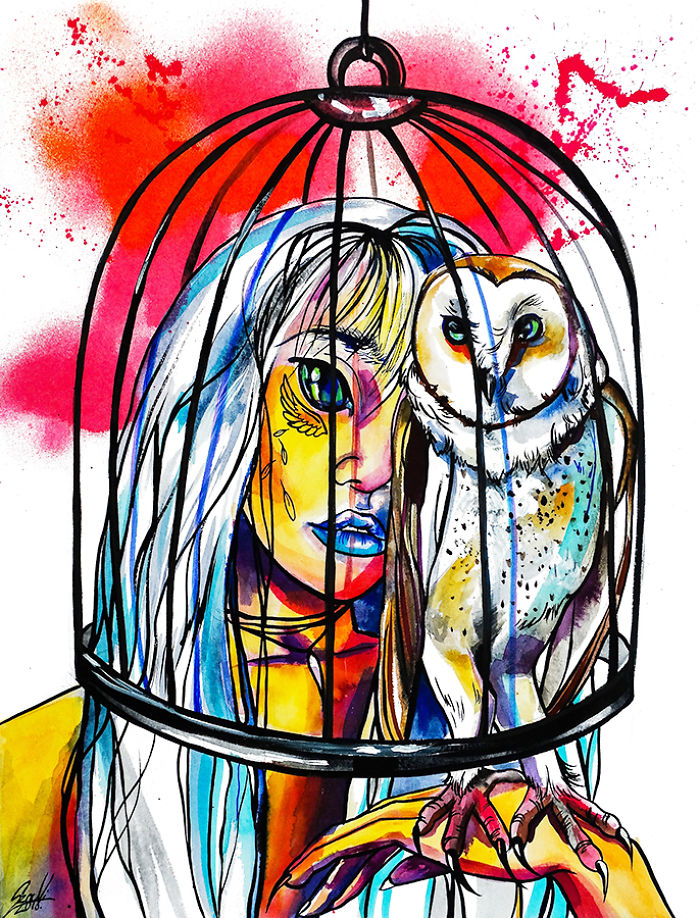 I Illustrated Weird Portraits To Demonstrate How Relative The Beauty Is