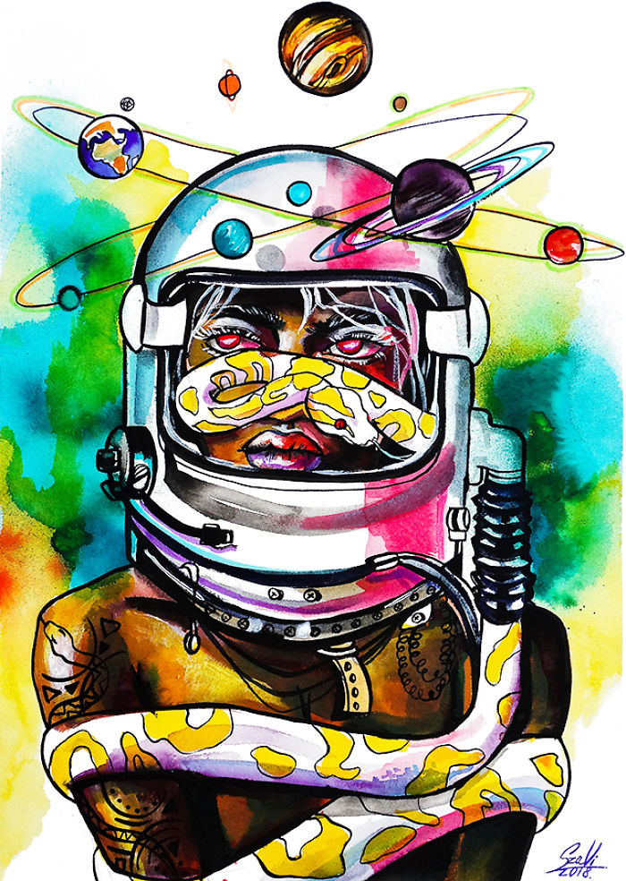 I Illustrated Weird Portraits To Demonstrate How Relative The Beauty Is