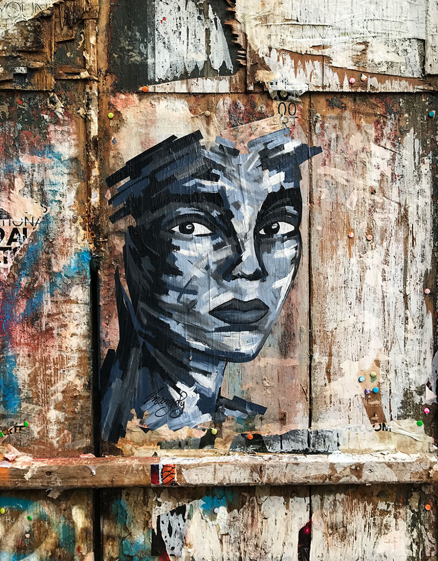 I Paint Colorful Portraits Of Women In The Streets Around The World I Paint Colorful Portraits Of Women In The Streets Around The World