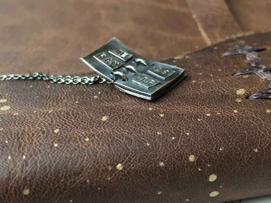 I Made A Tiny Book Necklace So You Can Wear Your Story