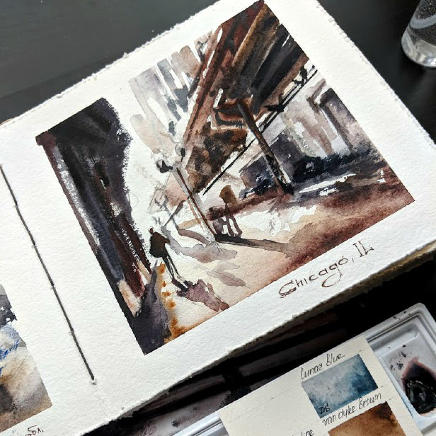 My Beloved City Of Chicago In Watercolor Paintings My Beloved City Of Chicago In Watercolor Paintings