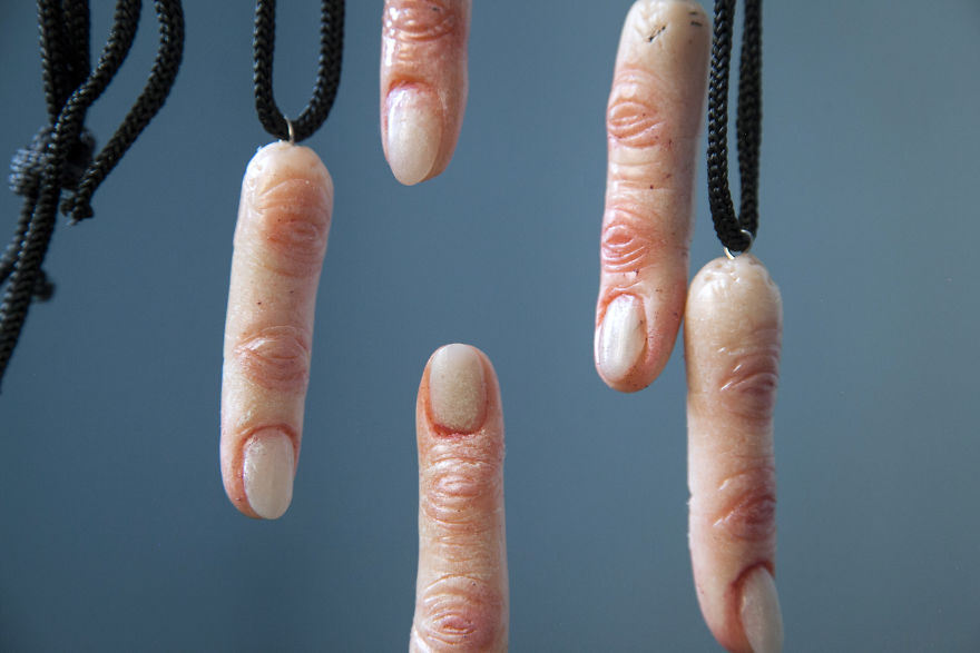 Jewelry With Realistic Body Parts
