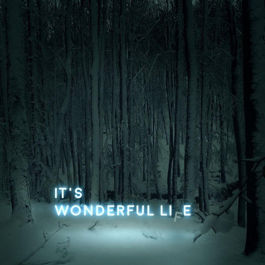 I Create Digital Neon Art