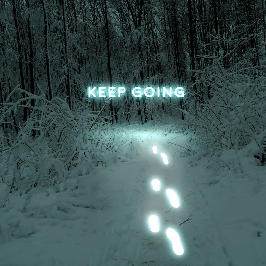 I Create Digital Neon Art