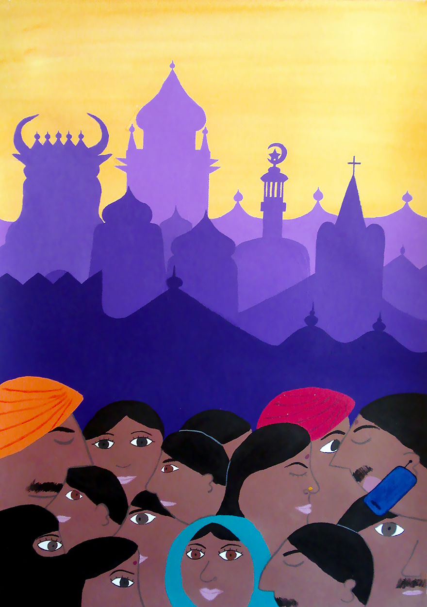 I Made Different Cities Where I Have Been From My Point Of View