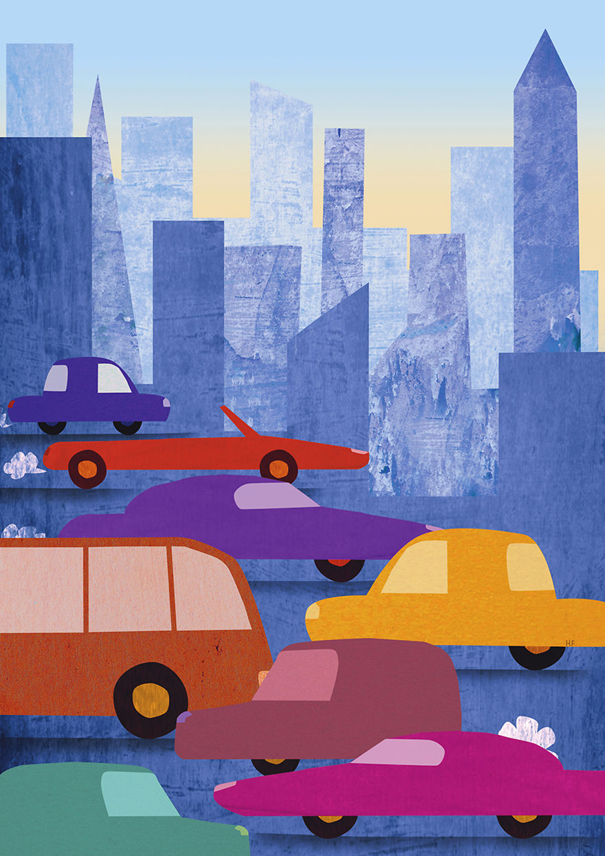 I Made Different Cities Where I Have Been From My Point Of View