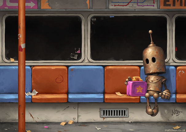 Lonely Robots Experiencing The Quiet Wonder Of The World ( Part 3 )