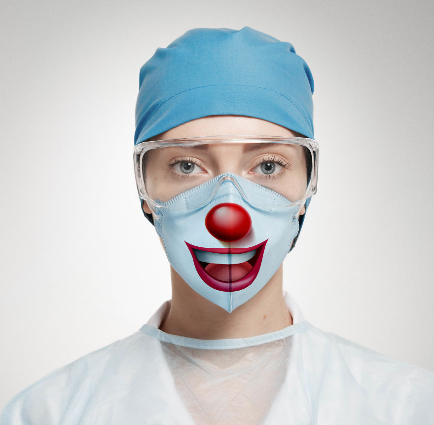 I Created Funny Nose Masks That Draw A Smile