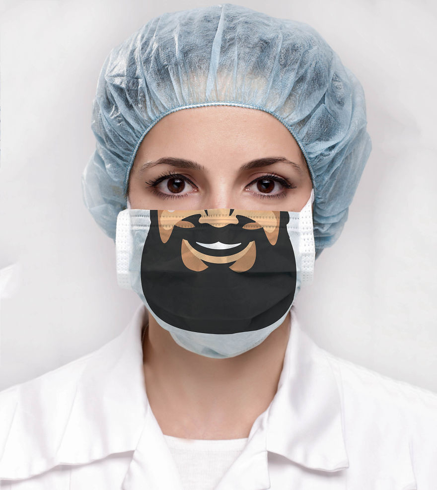 I Designed Funny Surgical Masks To Make Visits To The Hospital More Pleasant