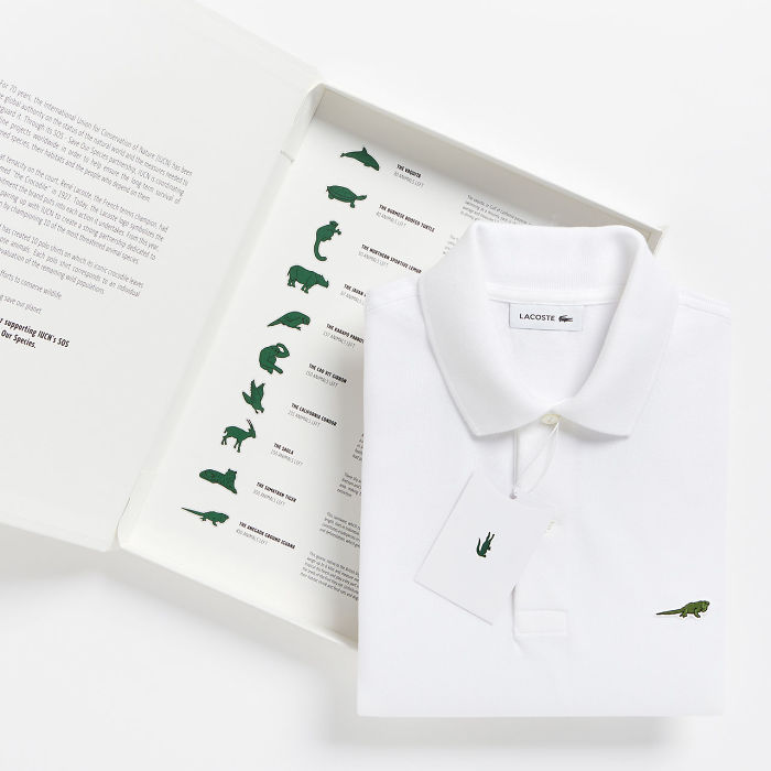 Lacoste Replaces The Iconic Crocodile Logo To Raise Awareness About The Endangered Species Lacoste Replaces The Iconic Crocodile Logo To Raise Awareness About The Endangered Species