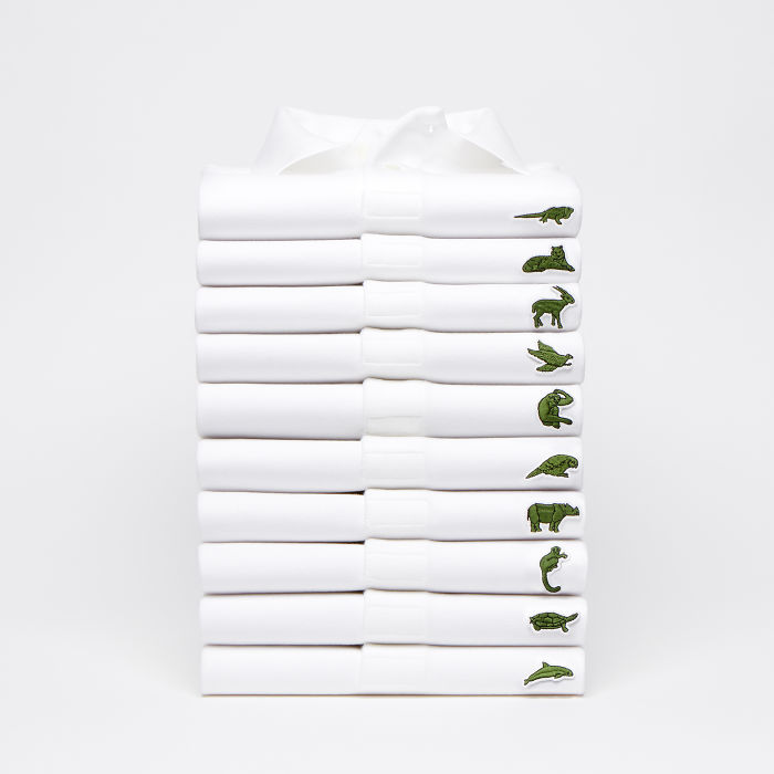 Lacoste Replaces The Iconic Crocodile Logo To Raise Awareness About The Endangered Species