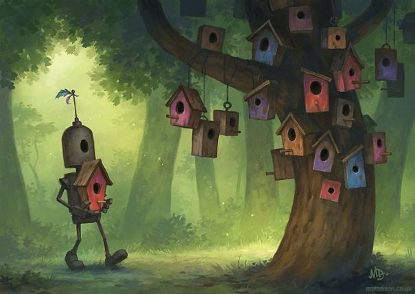 Lonely Robots Experiencing The Quiet Wonder Of The World ( Part 3 )