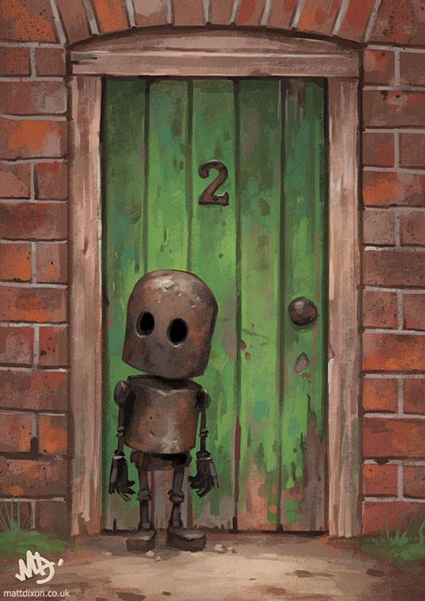 Lonely Robots Experiencing The Quiet Wonder Of The World ( Part 3 )