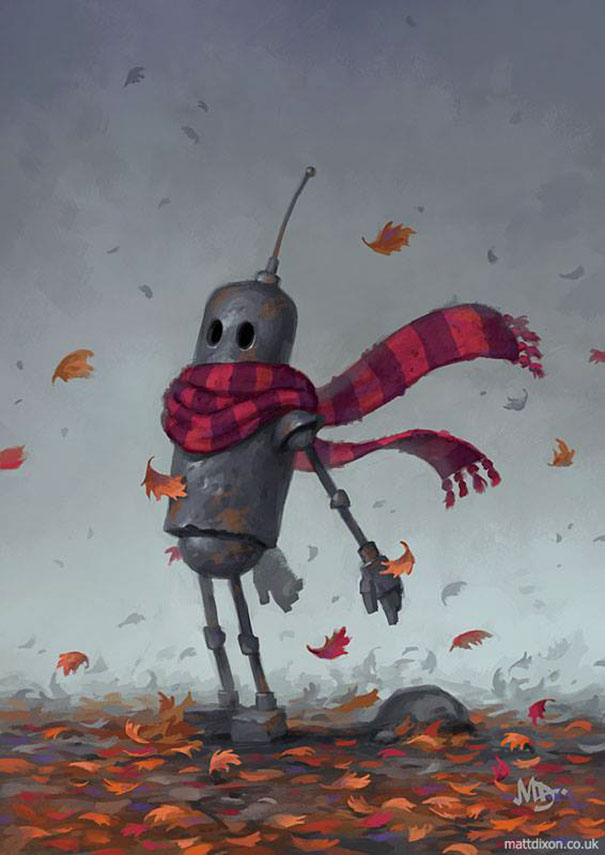 Lonely Robots Experiencing The Quiet Wonder Of The World ( Part 3 )