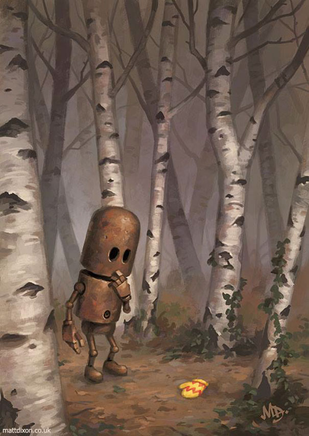 Lonely Robots Experiencing The Quiet Wonder Of The World ( Part 3 )