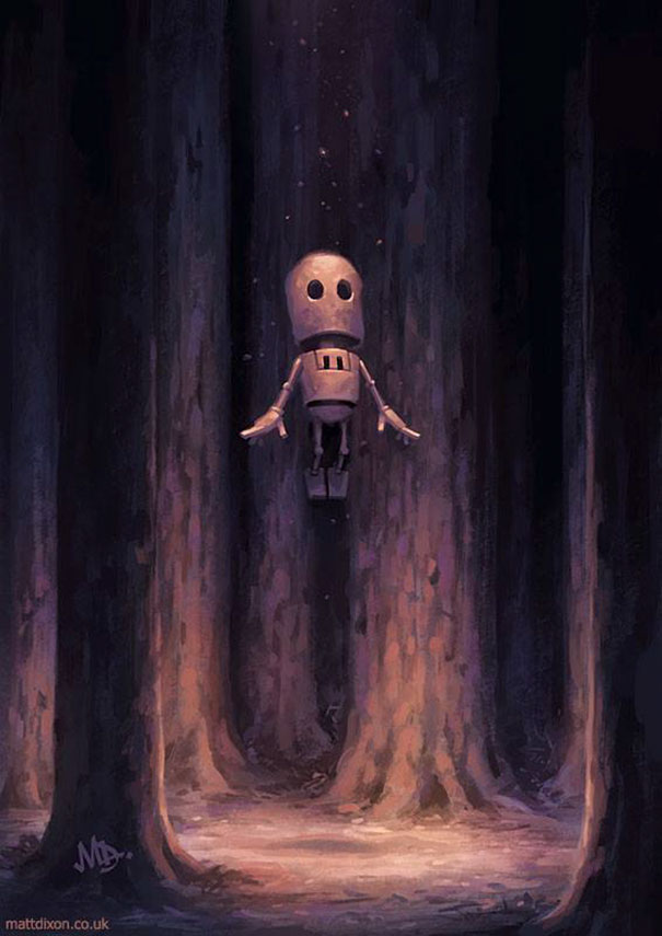 Lonely Robots Experiencing The Quiet Wonder Of The World ( Part 3 )