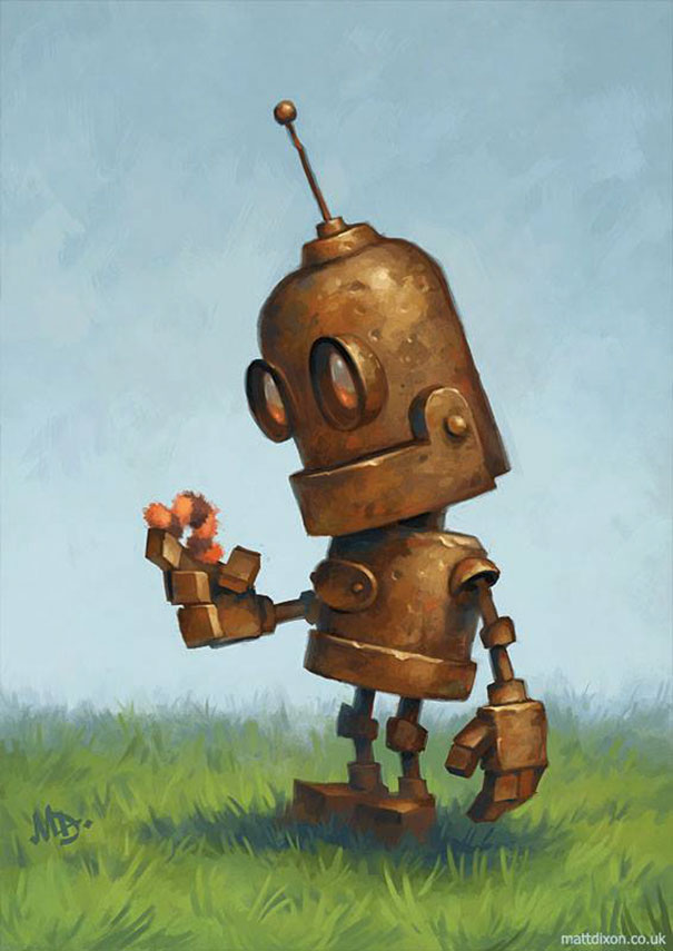 Lonely Robots Experiencing The Quiet Wonder Of The World ( Part 3 )