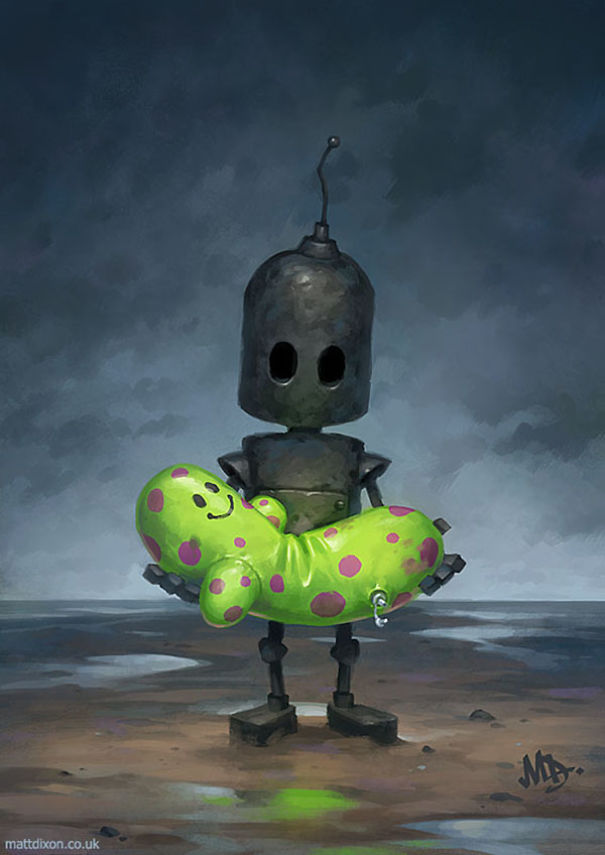 Lonely Robots Experiencing The Quiet Wonder Of The World ( Part 3 )