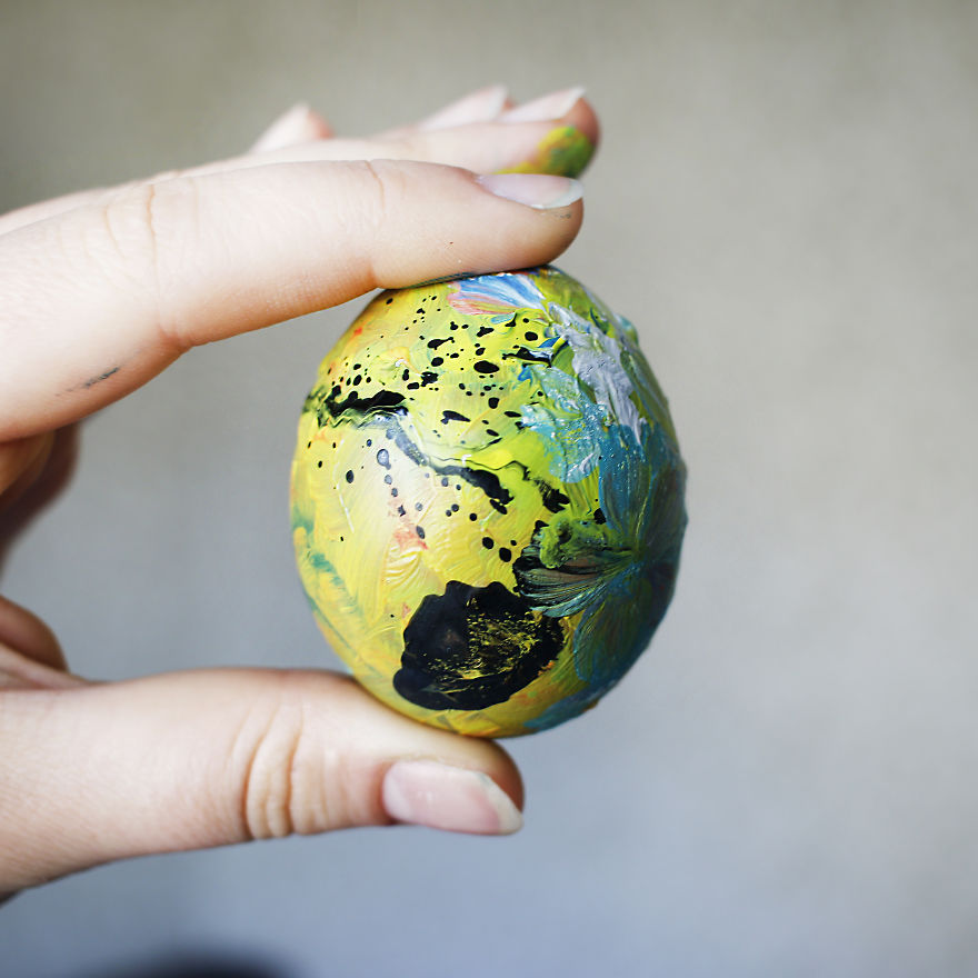 I've Painted Easter Eggs Very Spontaneously