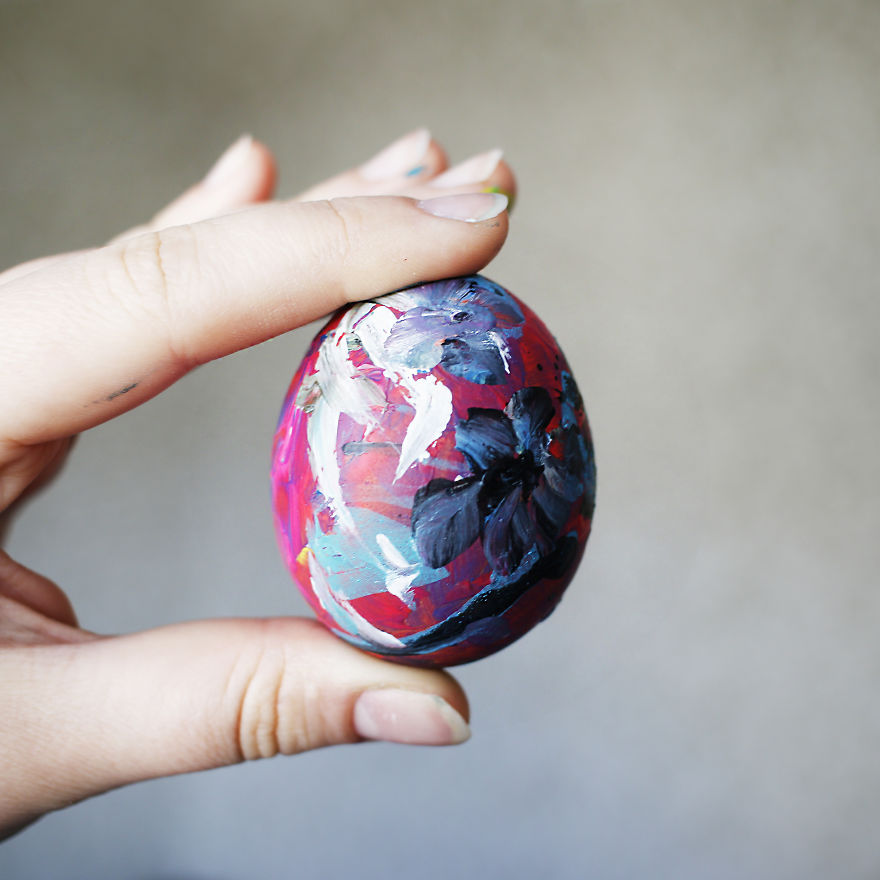 I've Painted Easter Eggs Very Spontaneously