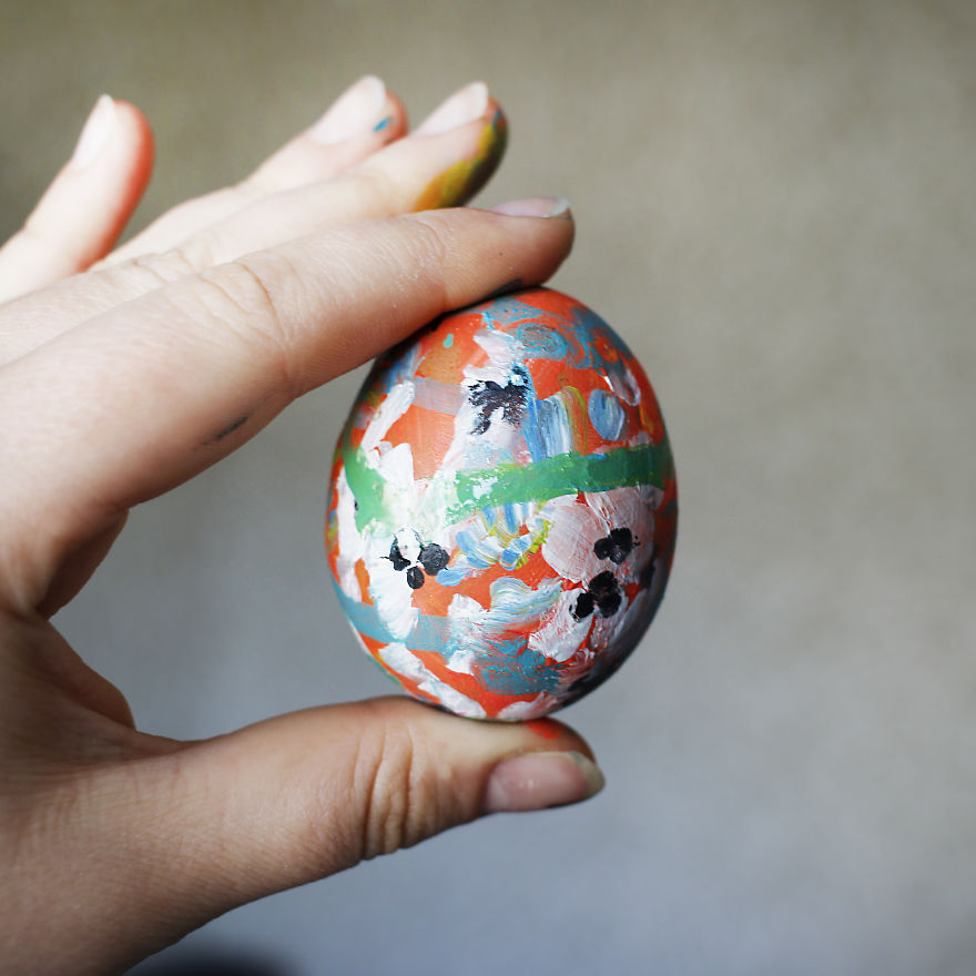 I've Painted Easter Eggs Very Spontaneously