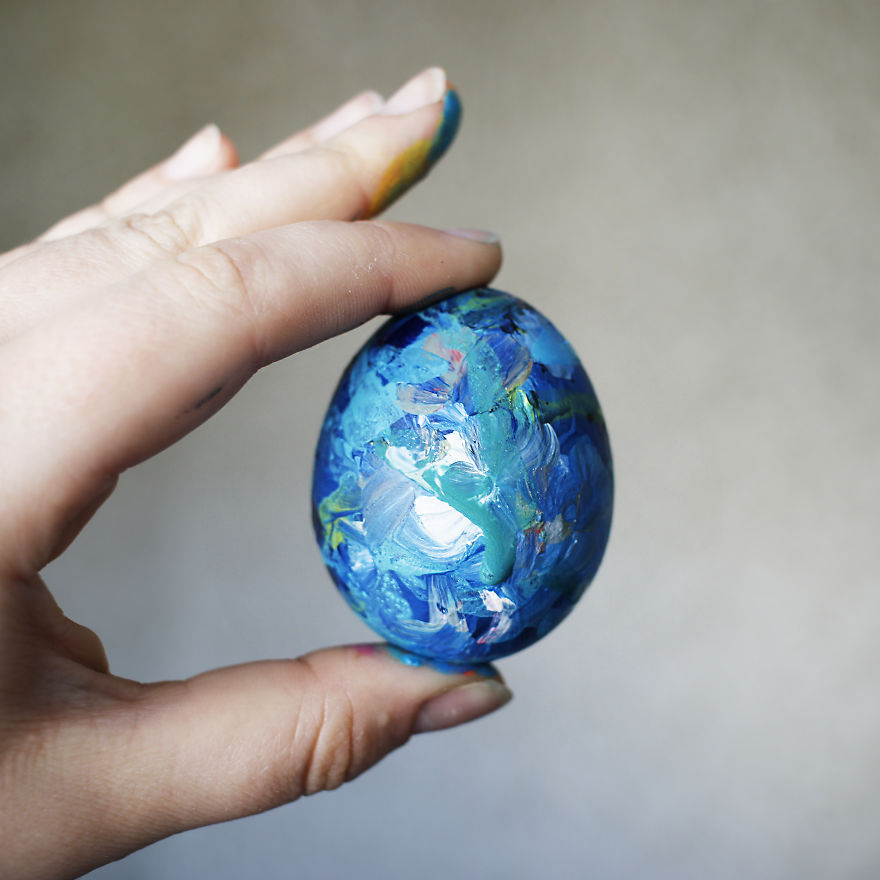 I've Painted Easter Eggs Very Spontaneously