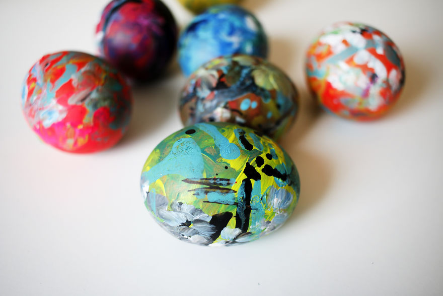 I've Painted Easter Eggs Very Spontaneously