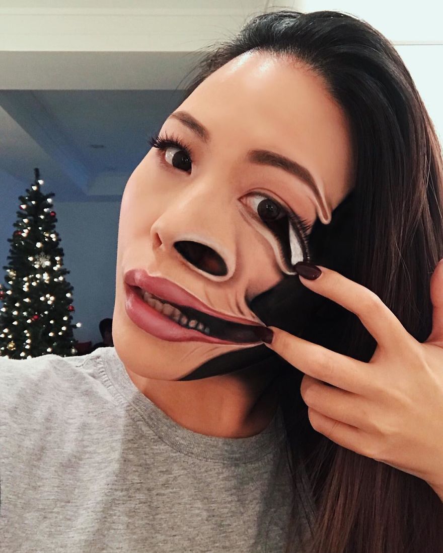 New-Optical-Illusion-Make-Up-Mimi-Choi