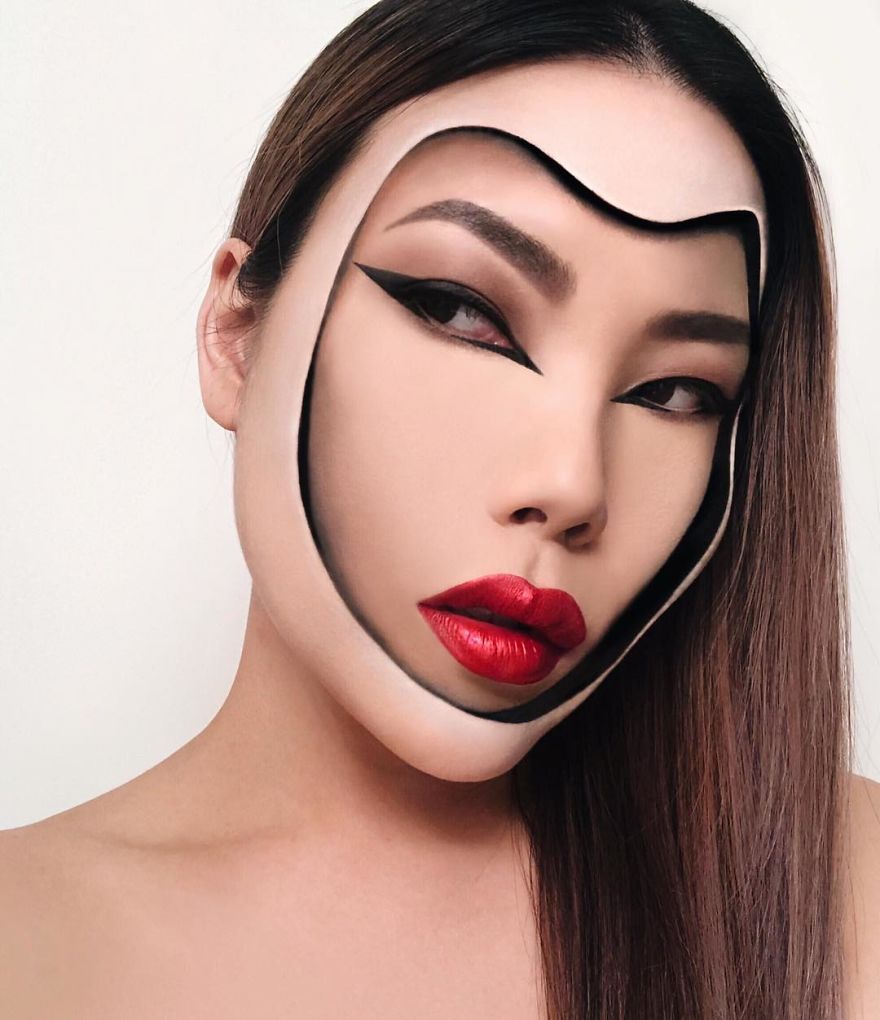 New-Optical-Illusion-Make-Up-Mimi-Choi